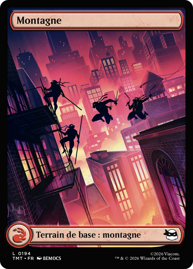 Montagne — Teenage Mutant Ninja Turtles — Magic: The Gathering