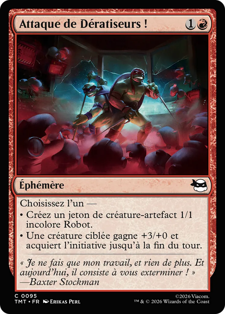 Attaque de Dératiseurs ! — Teenage Mutant Ninja Turtles — Magic: The Gathering