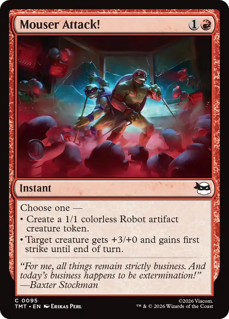 Attaque de Dératiseurs ! — Teenage Mutant Ninja Turtles — Magic: The Gathering