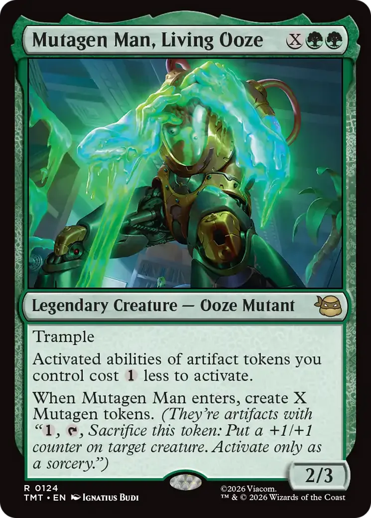 Mutagen Man, Living Ooze — Teenage Mutant Ninja Turtles — Magic: The Gathering