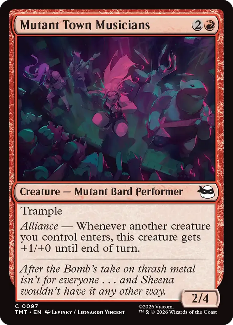 Mutant Town Musicians from Teenage Mutant Ninja Turtles - Magic: The Gathering