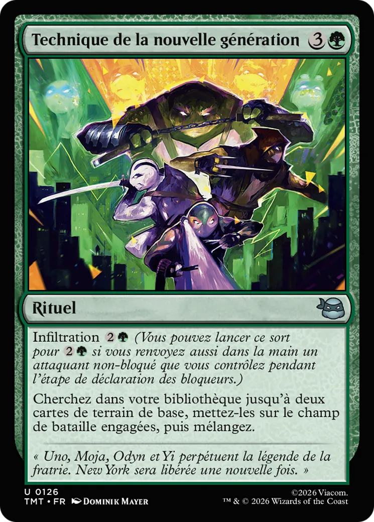 Technique de la nouvelle génération — Teenage Mutant Ninja Turtles — Magic: The Gathering