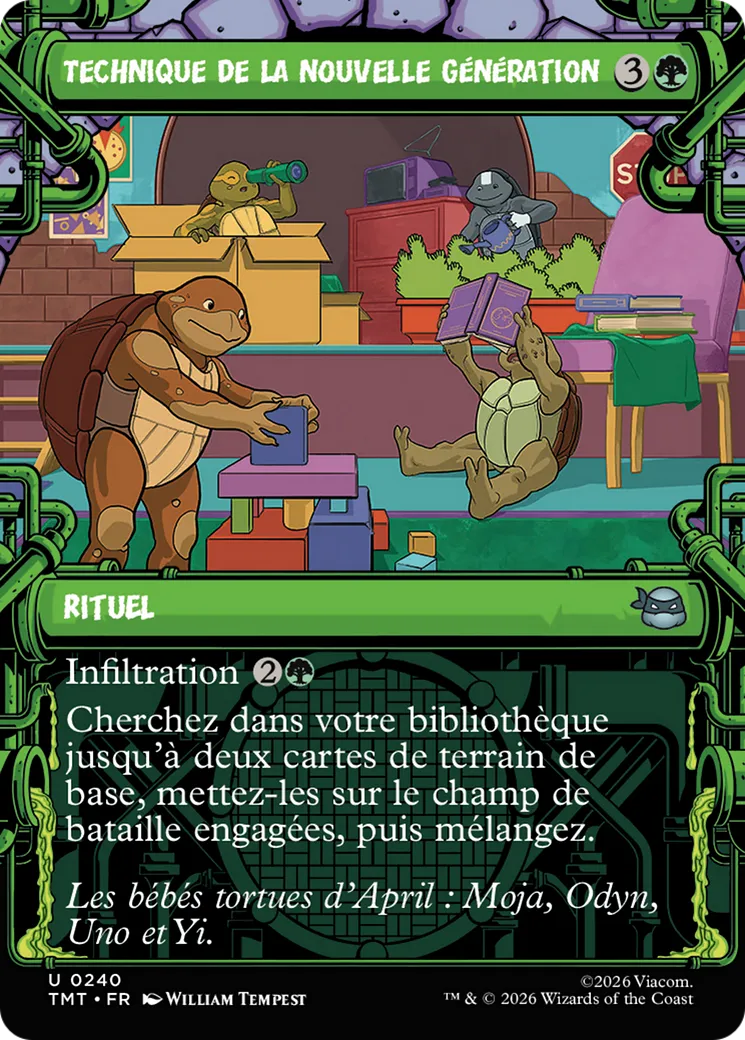 Technique de la nouvelle génération — Teenage Mutant Ninja Turtles — Magic: The Gathering