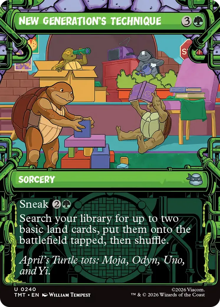 Technique de la nouvelle génération — Teenage Mutant Ninja Turtles — Magic: The Gathering