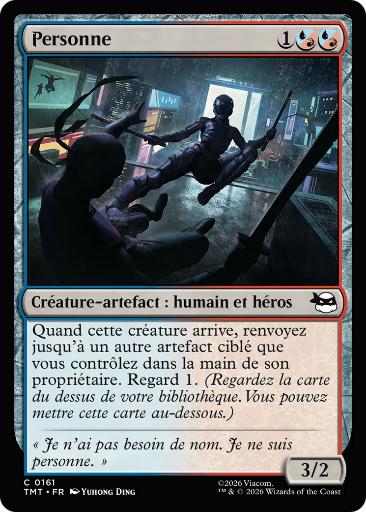 Personne — Teenage Mutant Ninja Turtles — Magic: The Gathering
