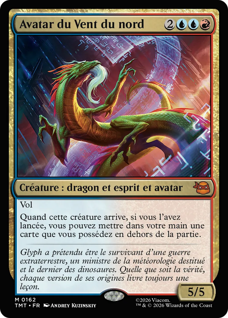 Avatar du Vent du nord — Teenage Mutant Ninja Turtles — Magic: The Gathering