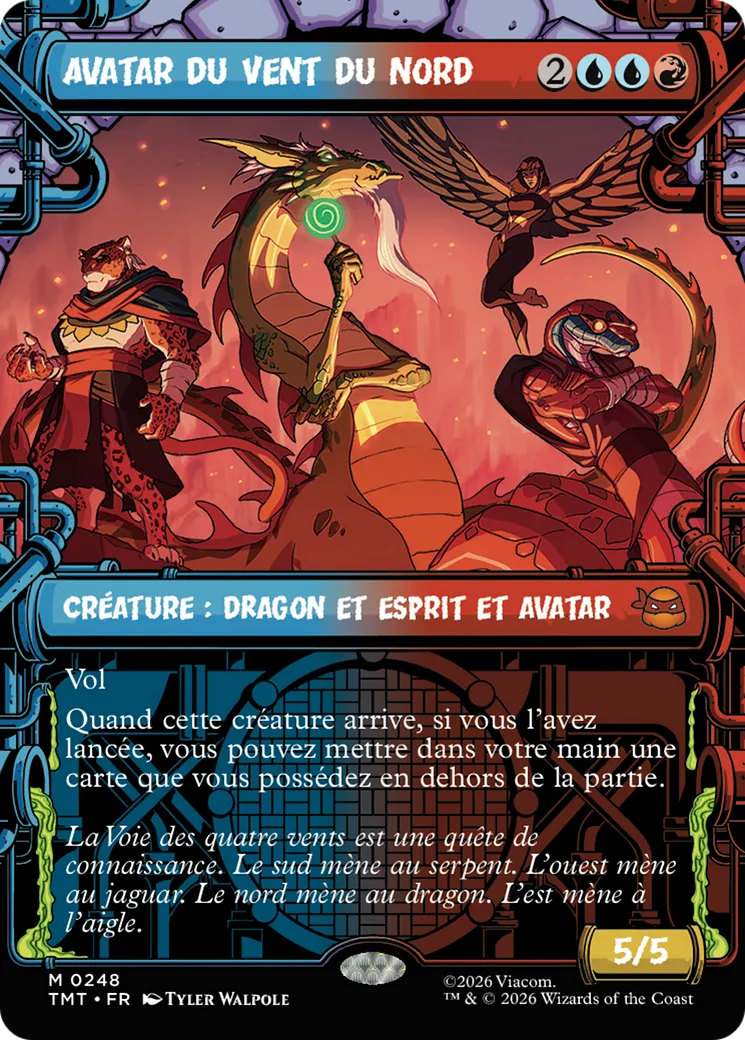 Avatar du Vent du nord — Teenage Mutant Ninja Turtles — Magic: The Gathering