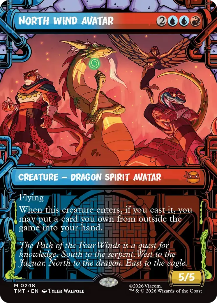 Avatar du Vent du nord — Teenage Mutant Ninja Turtles — Magic: The Gathering