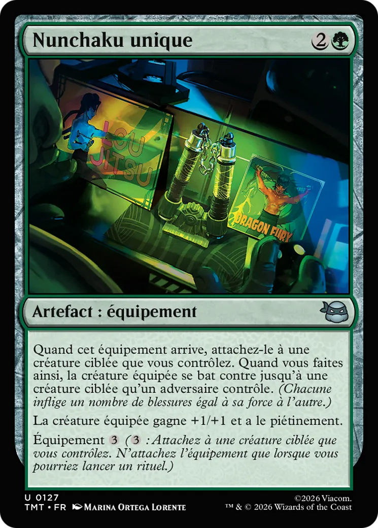 Nunchaku unique — Teenage Mutant Ninja Turtles — Magic: The Gathering