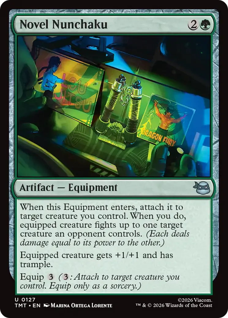 Novel Nunchaku — Teenage Mutant Ninja Turtles — Magic: The Gathering