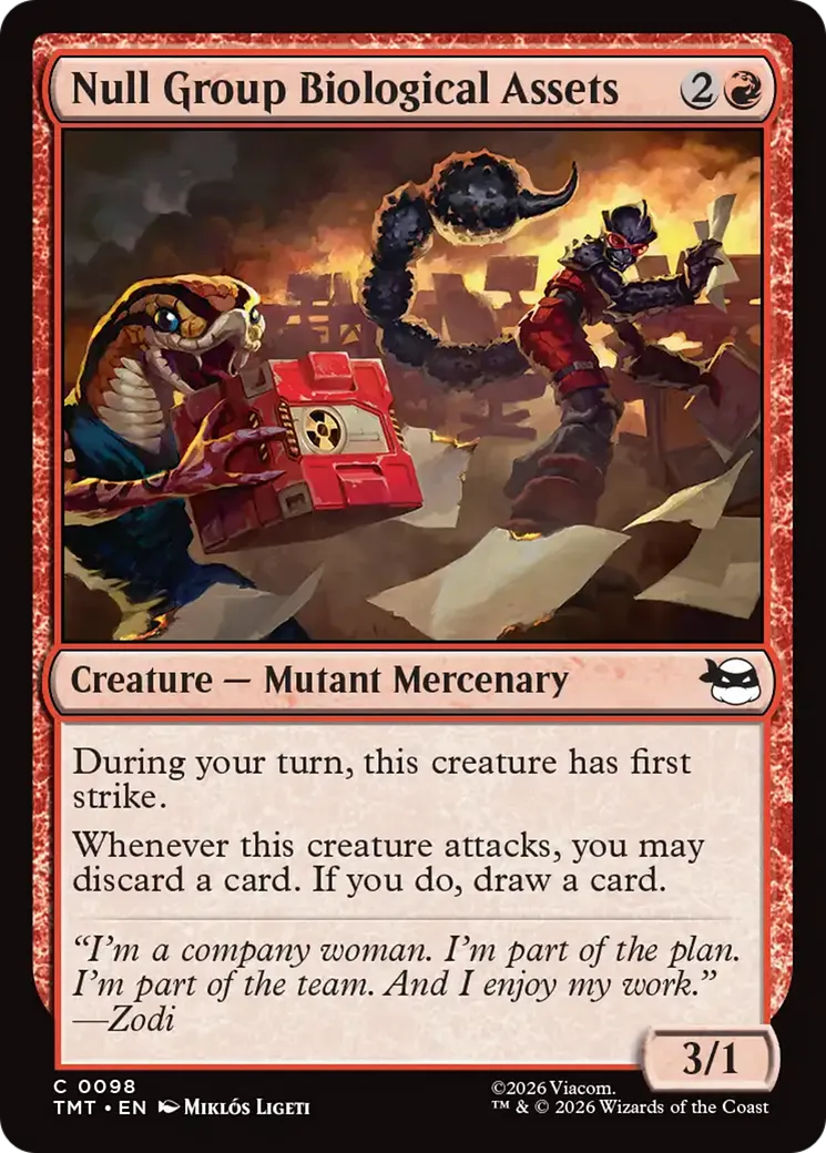 Actifs biologiques du groupe Null — Teenage Mutant Ninja Turtles — Magic: The Gathering