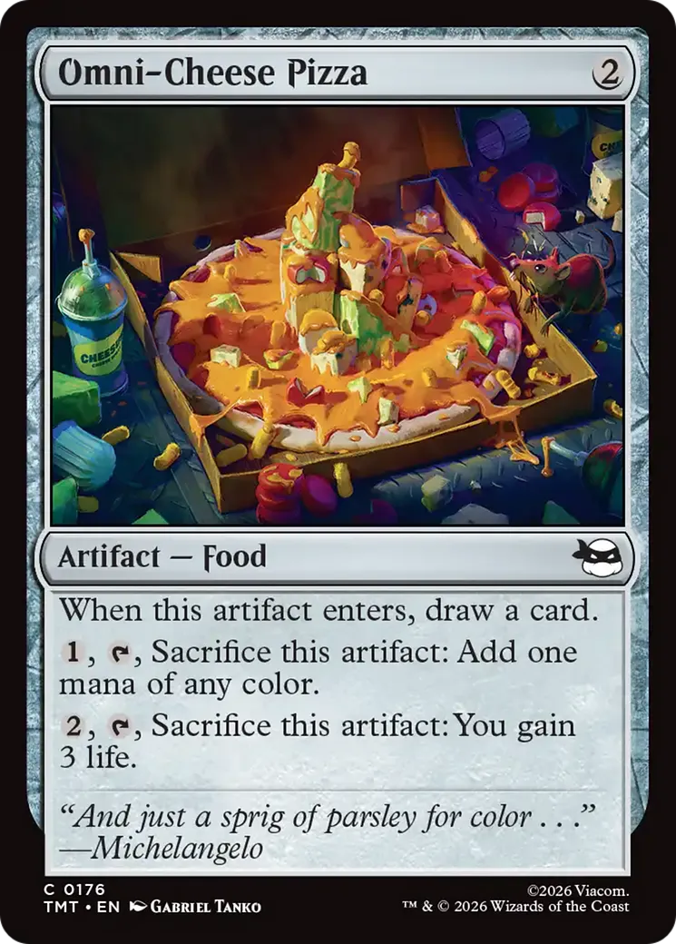Omni-Cheese Pizza — Teenage Mutant Ninja Turtles — Magic: The Gathering