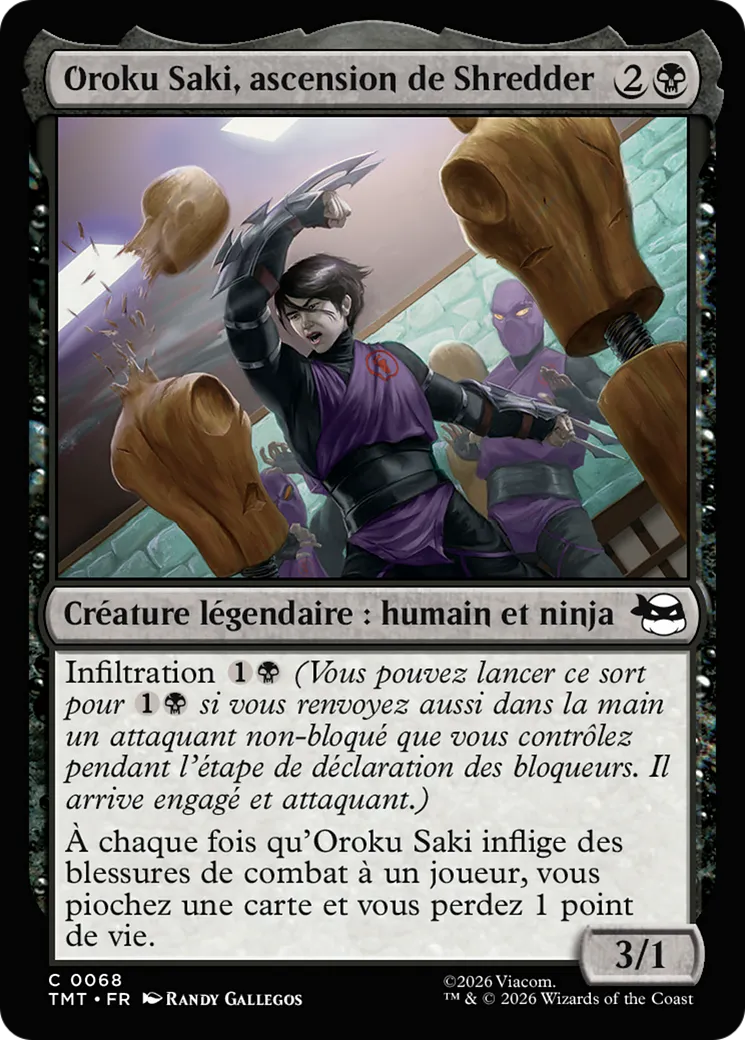Oroku Saki, ascension de Shredder — Teenage Mutant Ninja Turtles — Magic: The Gathering
