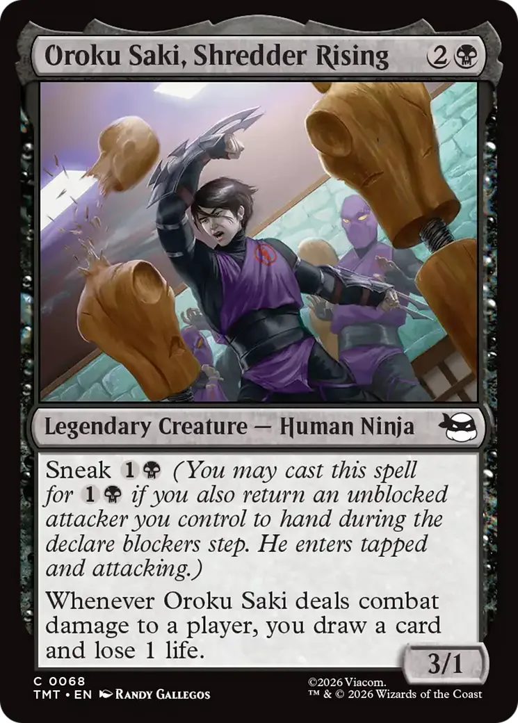 Oroku Saki, ascension de Shredder — Teenage Mutant Ninja Turtles — Magic: The Gathering