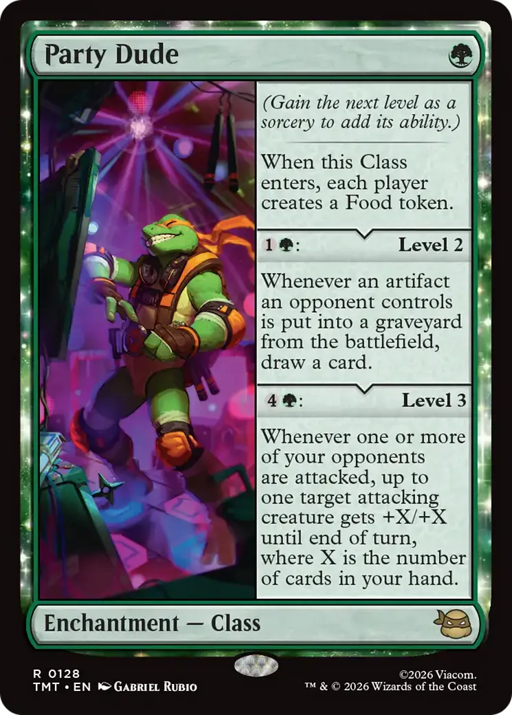 Party Dude — Teenage Mutant Ninja Turtles — Magic: The Gathering