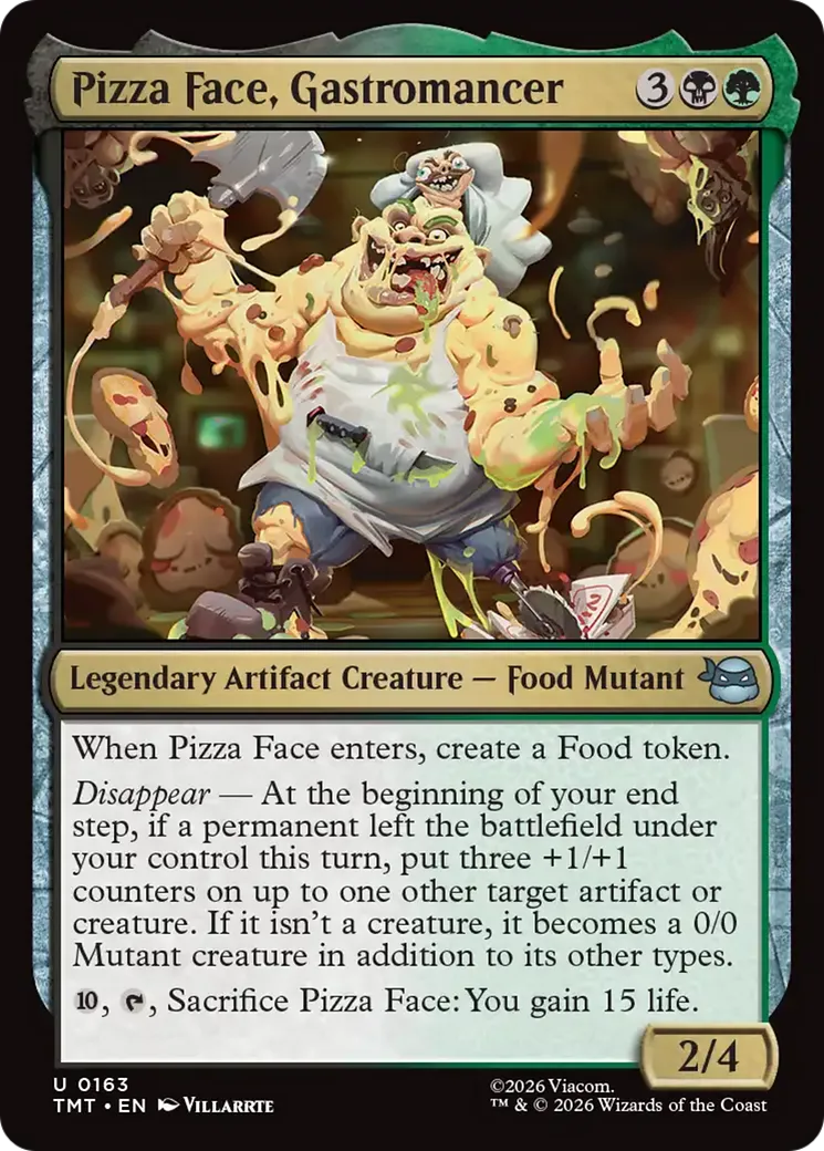 Tête de pizza, gastromancien — Teenage Mutant Ninja Turtles — Magic: The Gathering