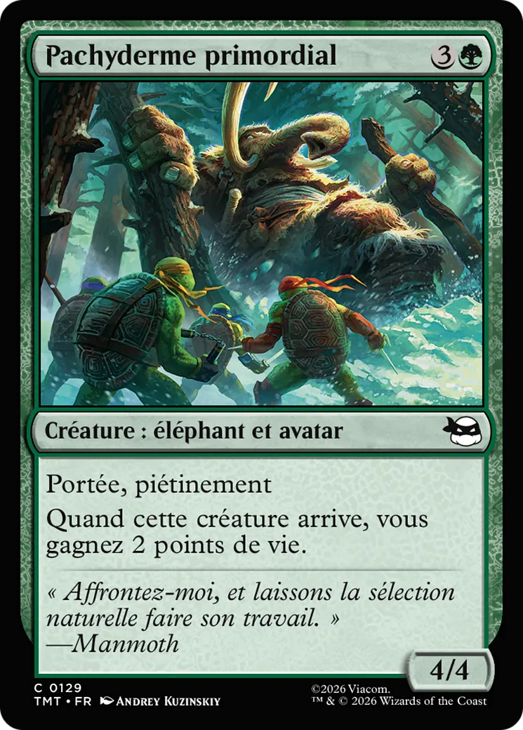 Pachyderme primordial — Teenage Mutant Ninja Turtles — Magic: The Gathering
