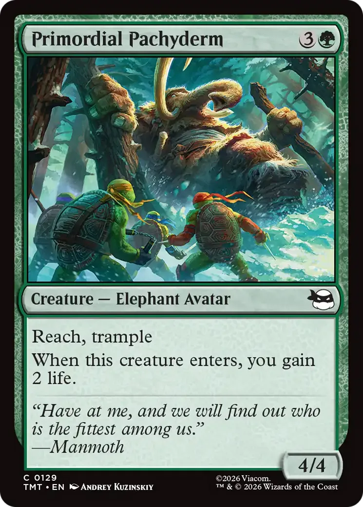 Pachyderme primordial — Teenage Mutant Ninja Turtles — Magic: The Gathering