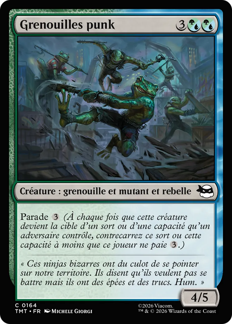 Grenouilles punk — Teenage Mutant Ninja Turtles — Magic: The Gathering