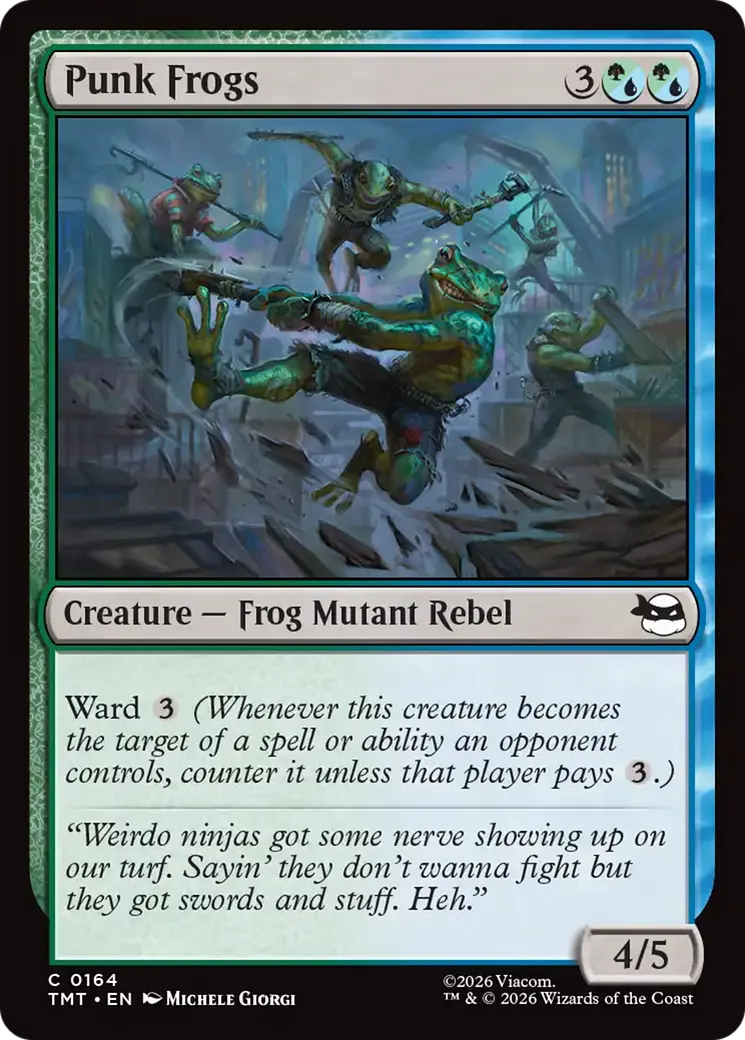 Punk Frogs — Teenage Mutant Ninja Turtles — Magic: The Gathering