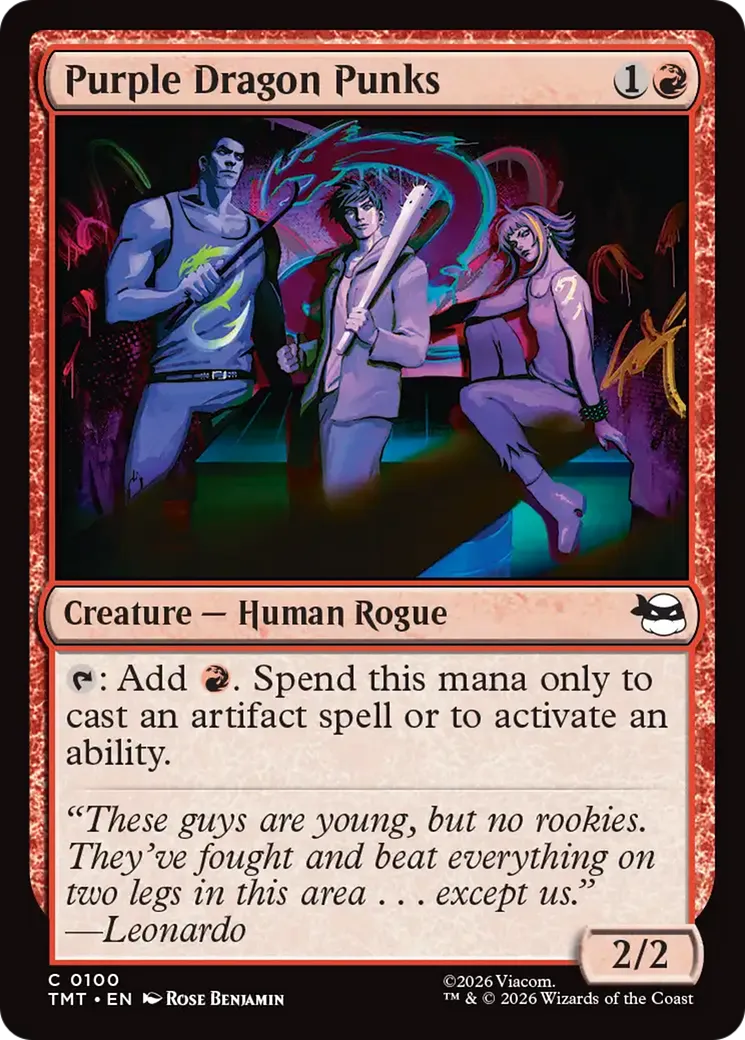 Purple Dragon Punks — Teenage Mutant Ninja Turtles — Magic: The Gathering