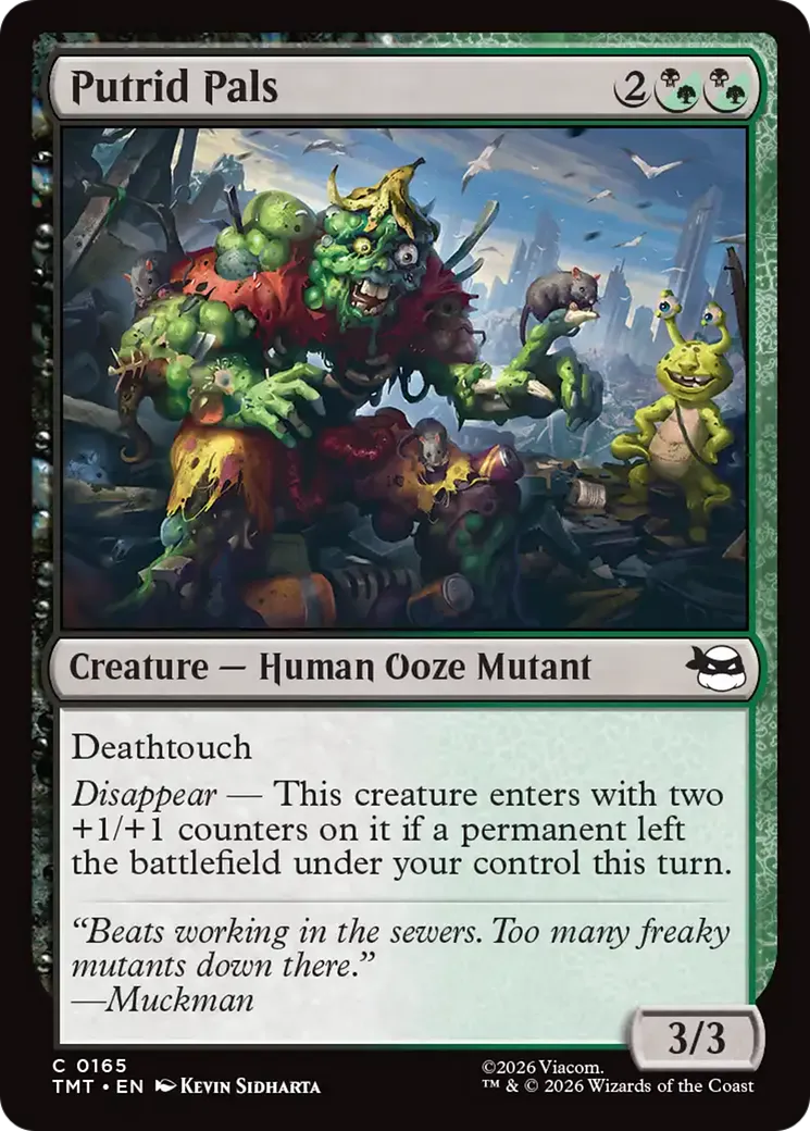 Putrid Pals — Teenage Mutant Ninja Turtles — Magic: The Gathering