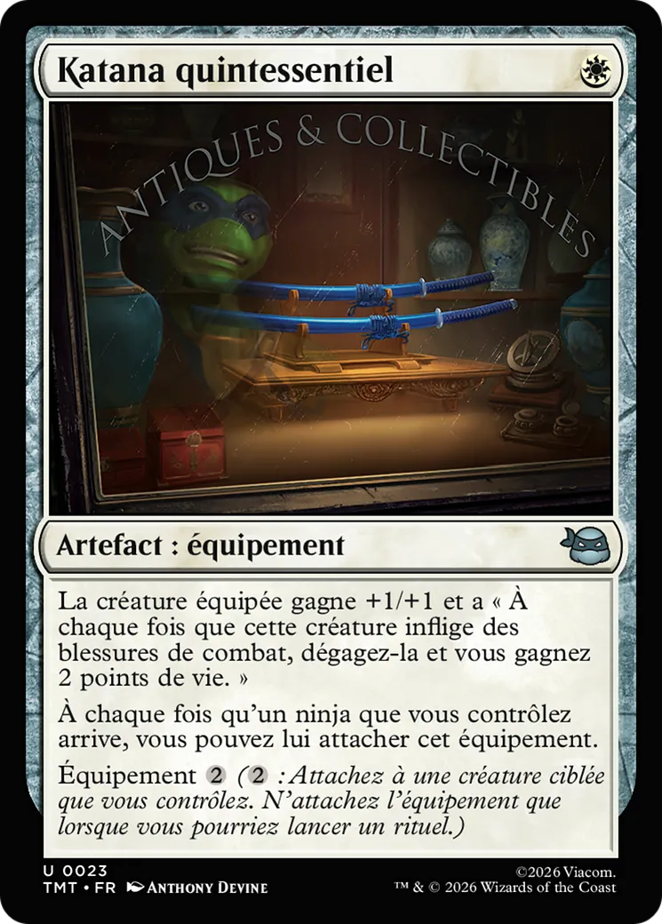 Katana quintessentiel — Teenage Mutant Ninja Turtles — Magic: The Gathering