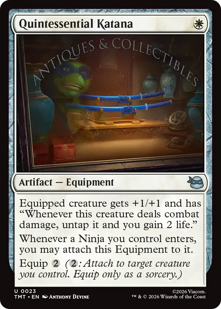 Katana quintessentiel — Teenage Mutant Ninja Turtles — Magic: The Gathering