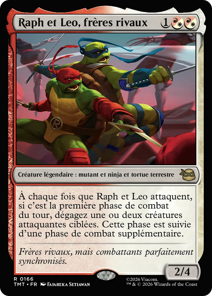 Raph et Leo, frères rivaux — Teenage Mutant Ninja Turtles — Magic: The Gathering