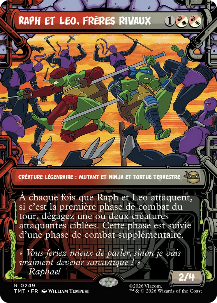Raph et Leo, frères rivaux — Teenage Mutant Ninja Turtles — Magic: The Gathering
