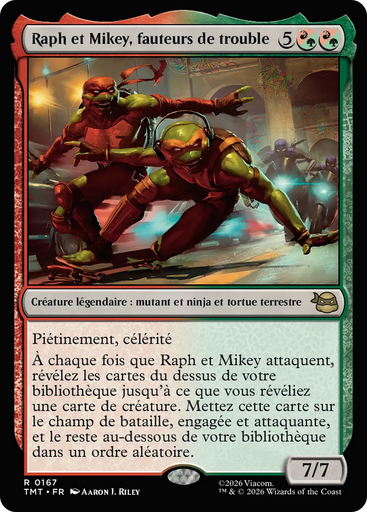Raph et Mikey, fauteurs de trouble — Teenage Mutant Ninja Turtles — Magic: The Gathering