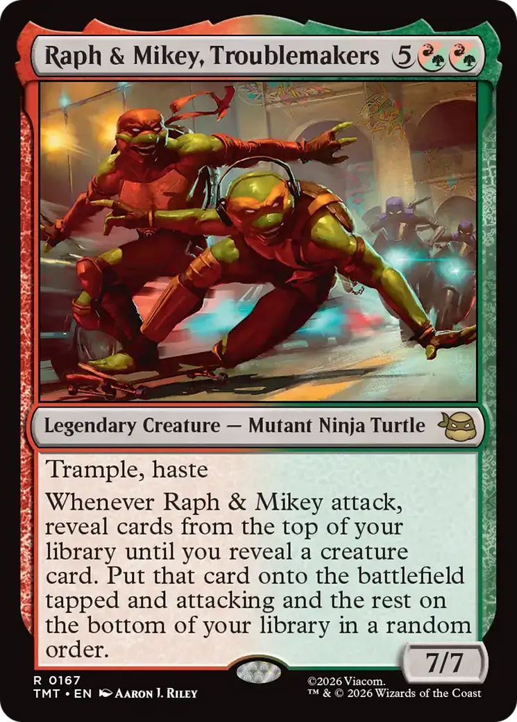 Raph & Mikey, Troublemakers — Teenage Mutant Ninja Turtles — Magic: The Gathering