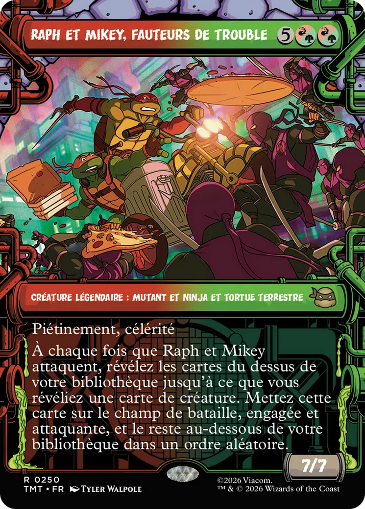 Raph et Mikey, fauteurs de trouble — Teenage Mutant Ninja Turtles — Magic: The Gathering