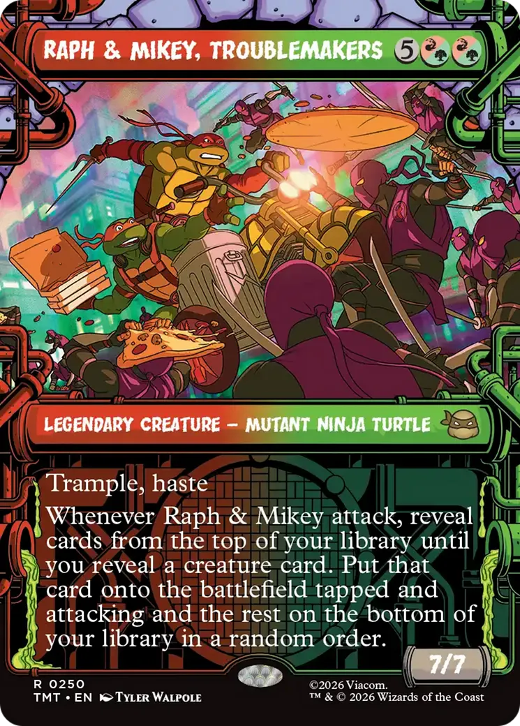 Raph & Mikey, Troublemakers — Teenage Mutant Ninja Turtles — Magic: The Gathering