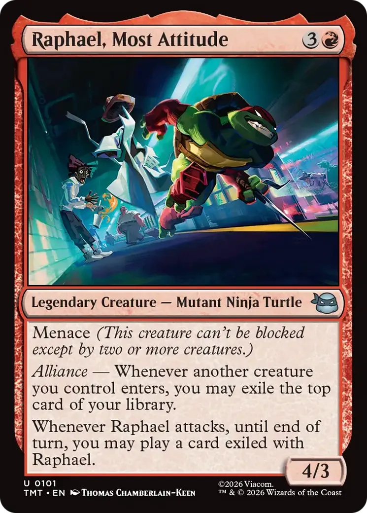 Raphael, Most Attitude — Teenage Mutant Ninja Turtles — Magic: The Gathering