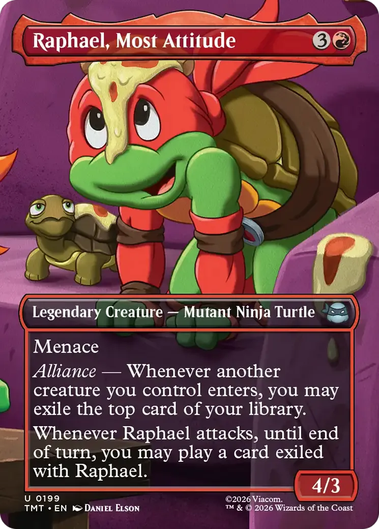 Raphael, Most Attitude — Teenage Mutant Ninja Turtles — Magic: The Gathering