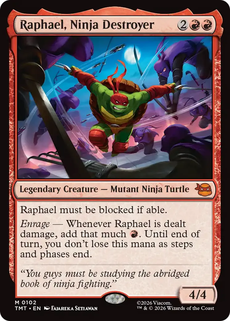 Raphael, Ninja Destroyer — Teenage Mutant Ninja Turtles — Magic: The Gathering