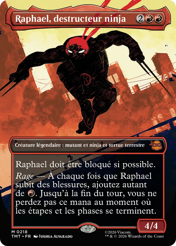 Raphael, destructeur ninja — Teenage Mutant Ninja Turtles — Magic: The Gathering