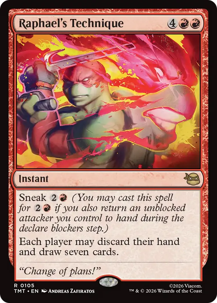 Raphael's Technique — Teenage Mutant Ninja Turtles — Magic: The Gathering