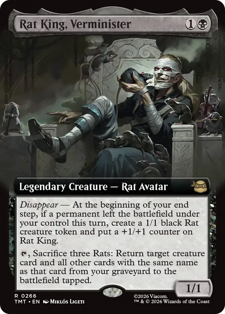 Rat King, Verminister — Teenage Mutant Ninja Turtles — Magic: The Gathering