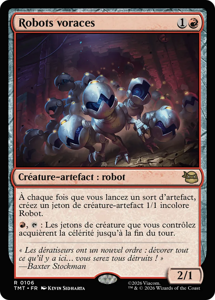 Robots voraces — Teenage Mutant Ninja Turtles — Magic: The Gathering
