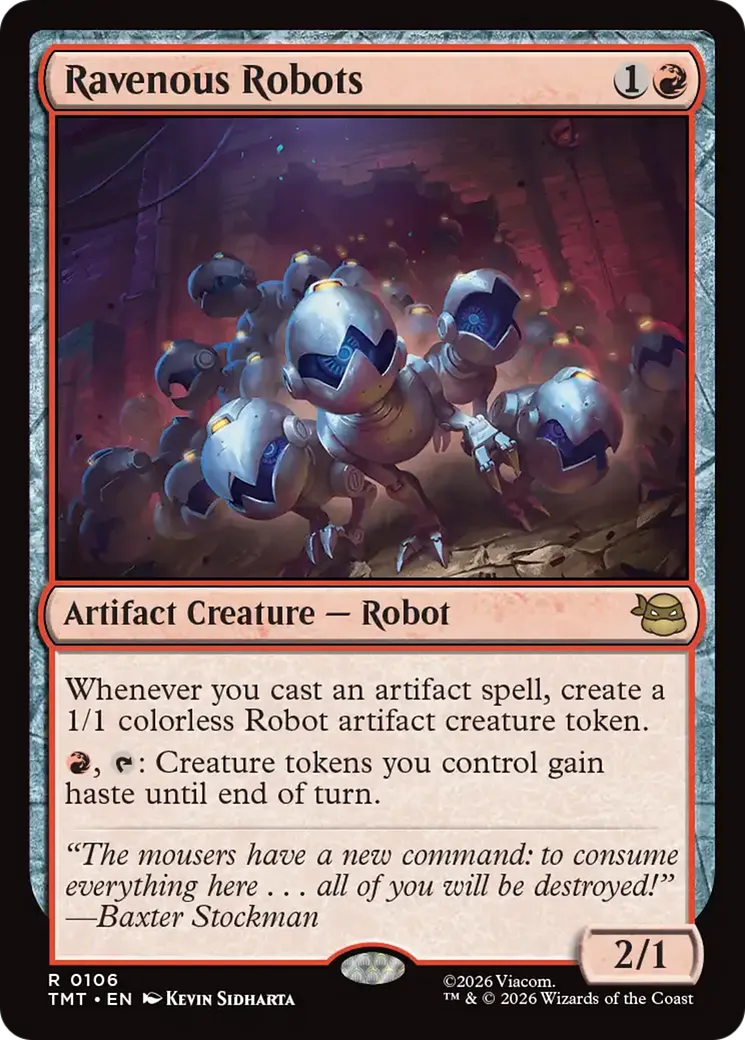 Robots voraces — Teenage Mutant Ninja Turtles — Magic: The Gathering