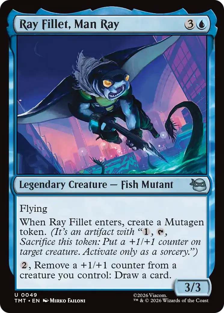 Ray Fillet, homme manta — Teenage Mutant Ninja Turtles — Magic: The Gathering