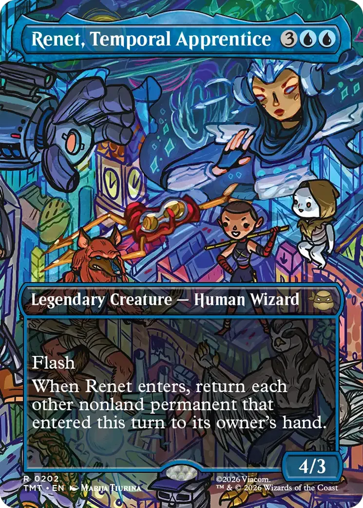 Renet, Temporal Apprentice — Teenage Mutant Ninja Turtles — Magic: The Gathering