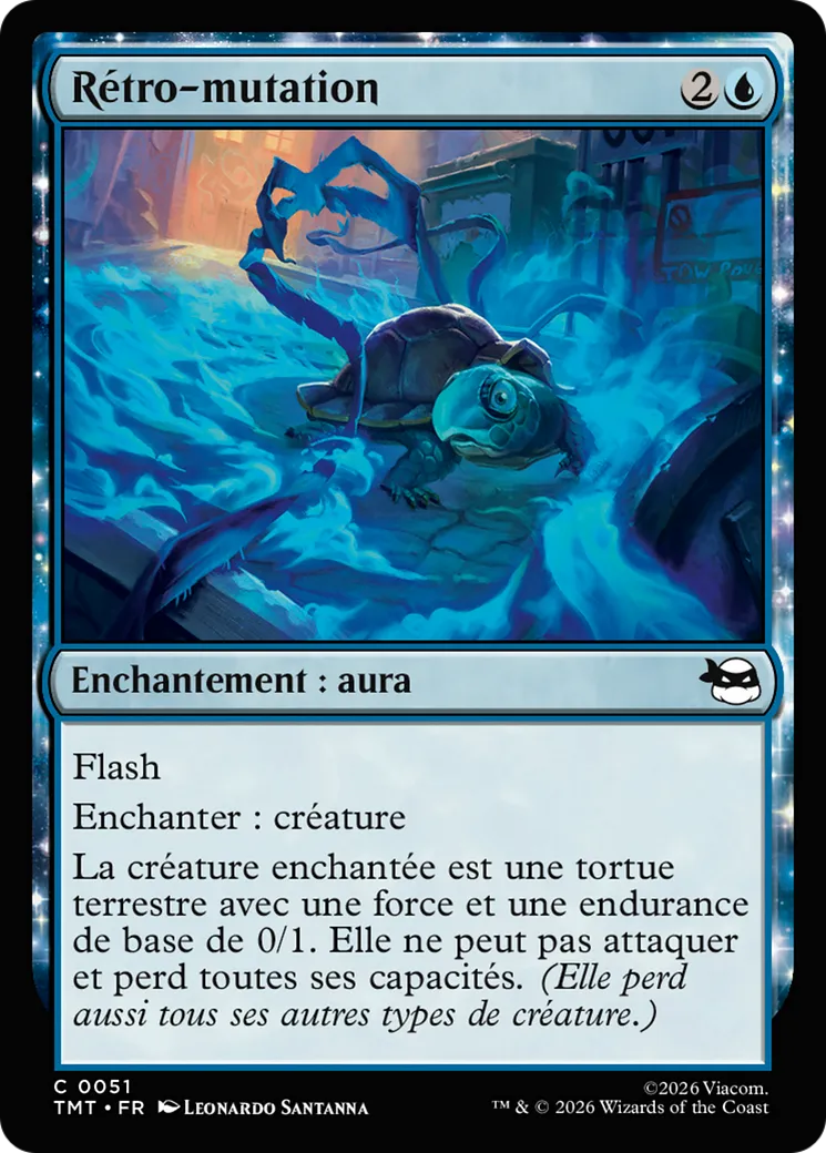 Rétro-mutation — Teenage Mutant Ninja Turtles — Magic: The Gathering