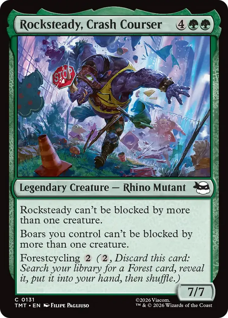 Rocksteady, coureur intensif — Teenage Mutant Ninja Turtles — Magic: The Gathering