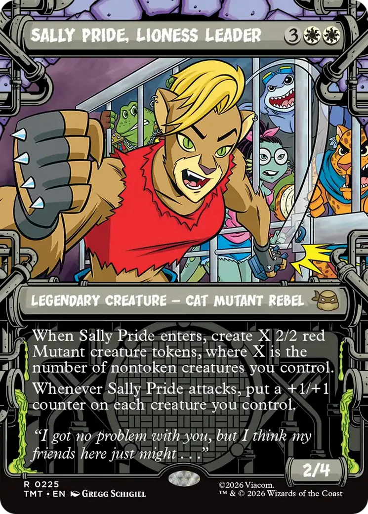 Sally Pride, Lioness Leader — Teenage Mutant Ninja Turtles — Magic: The Gathering