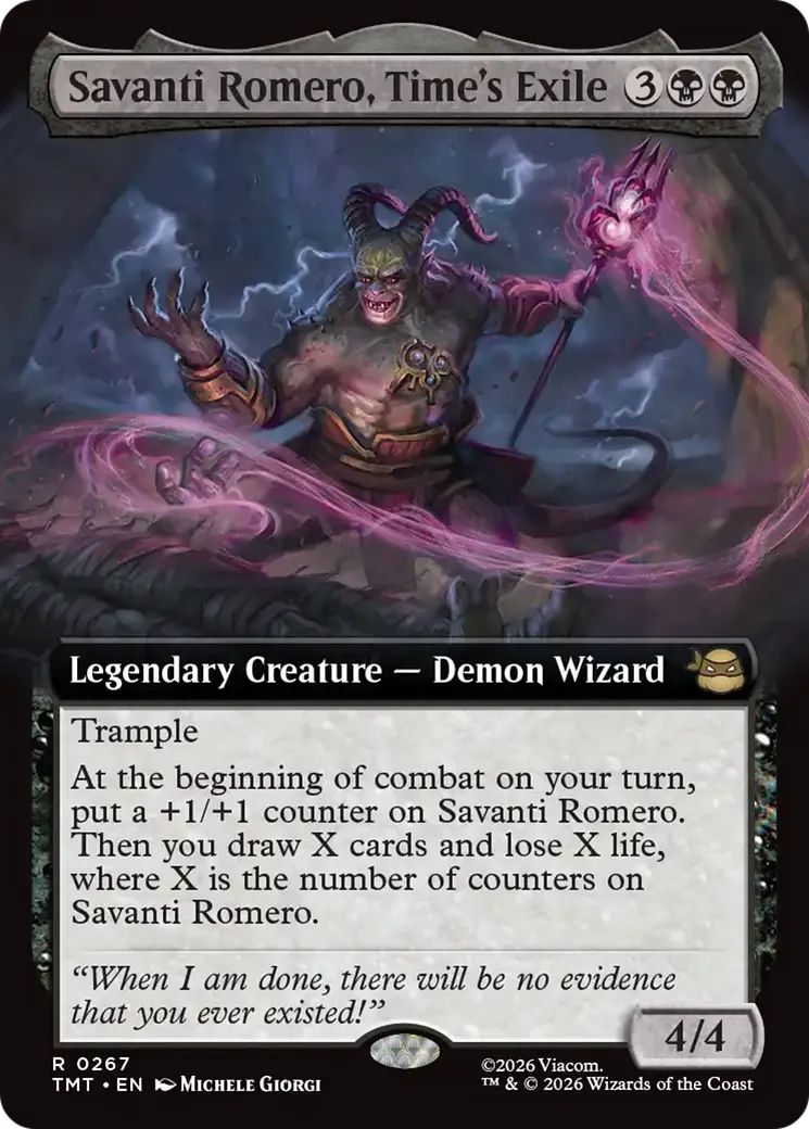 Savanti Romero, Time's Exile — Teenage Mutant Ninja Turtles — Magic: The Gathering