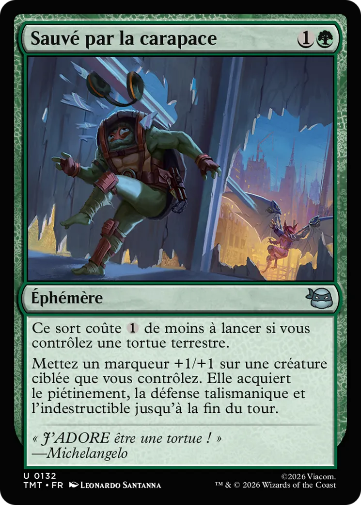 Sauvé par la carapace — Teenage Mutant Ninja Turtles — Magic: The Gathering