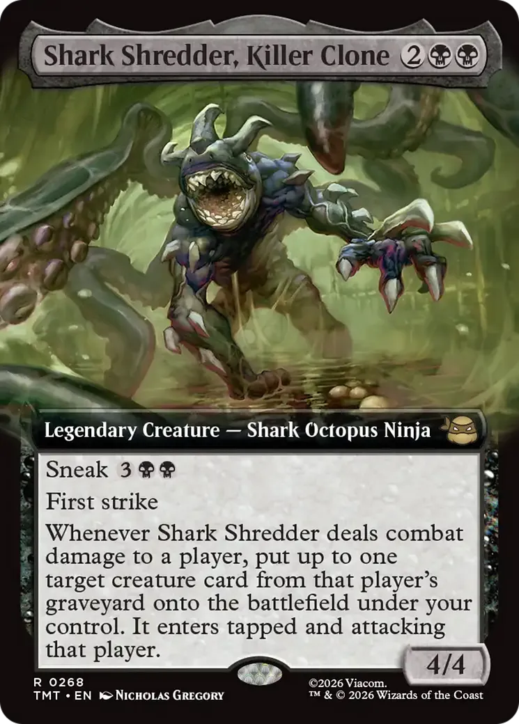 Shark Shredder, Killer Clone — Teenage Mutant Ninja Turtles — Magic: The Gathering